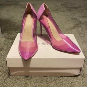 Chinese laundry pink heels NWOT
